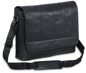 Mancini Buffalo Collection Leather Messenger Bag