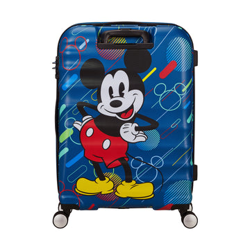 American Tourister WAVEBREAKER-DISNEY MICKEY BLUE 25" SPINNER MEDIUM