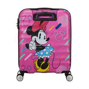 American Tourister WAVEBREAKER-DISNEY MINNIE PINK Carry ON SPINNER