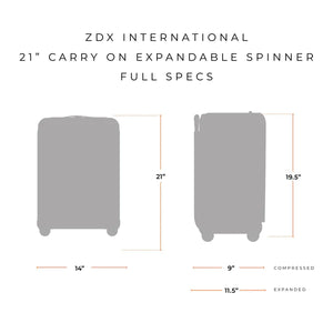 Briggs & Riley ZDX 21” Expandable Spinner