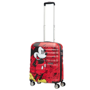 American Tourister WAVEBREAKER - DISNEY MICKEY COMICS RED Carry-ON SPINNER